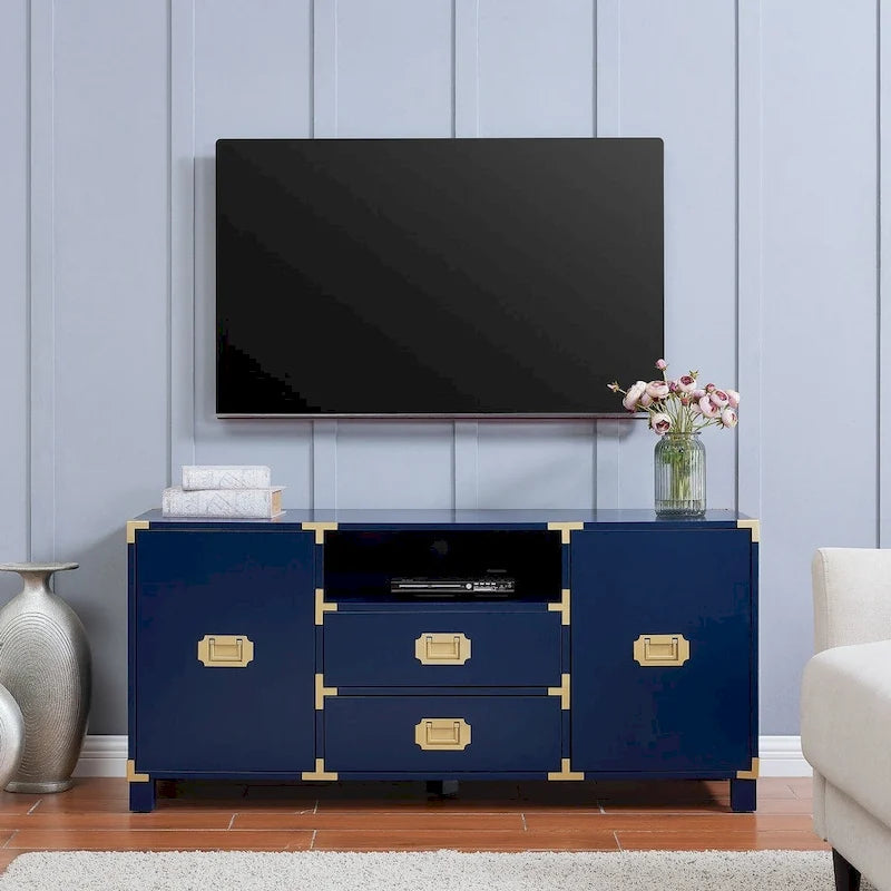 Media TV Stand for TVs up to 50" with Drawers and Cabinets