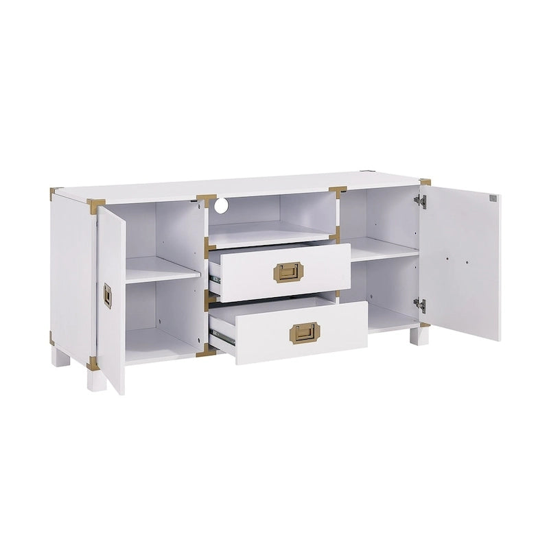 Media TV Stand for TVs up to 50" with Drawers and Cabinets