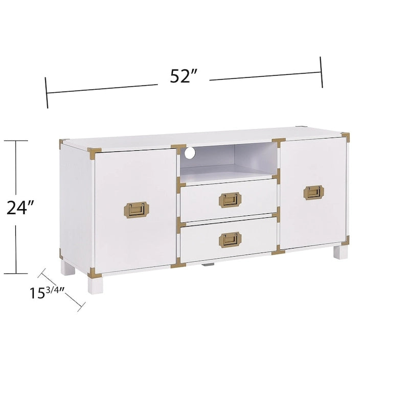Media TV Stand for TVs up to 50" with Drawers and Cabinets