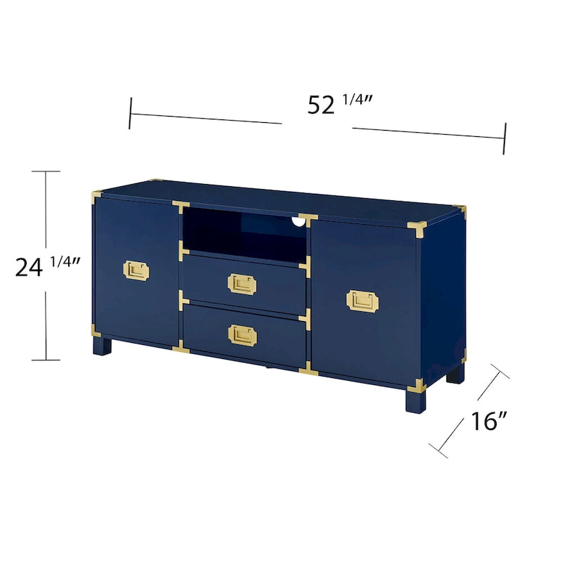 Media TV Stand for TVs up to 50" with Drawers and Cabinets