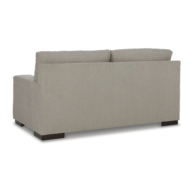 Classic Loveseat with Platform Foundation and Accent Pillows - 70W x 40D x 37H