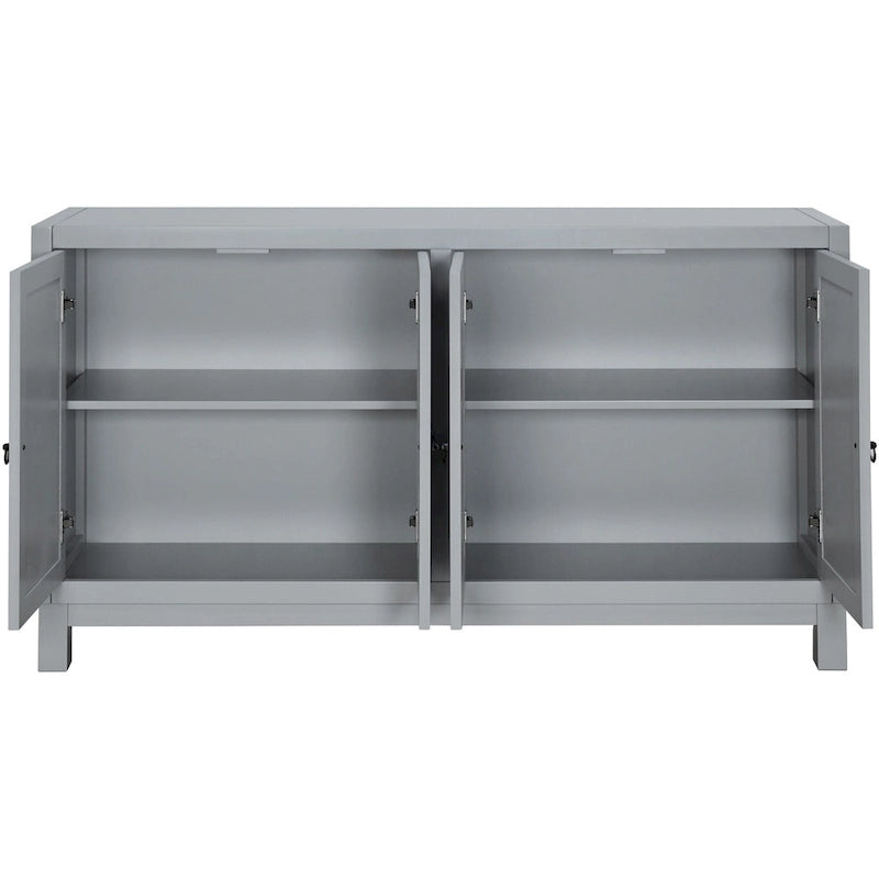 Sideboard mit großem Stauraum, Buffetschrank mit 4 Türen