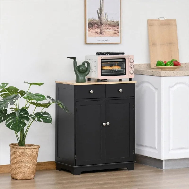 Sideboard-Buffetschrank - Küchen-Aufbewahrungsschrank - 15.75T x 26.75B x 33.5H