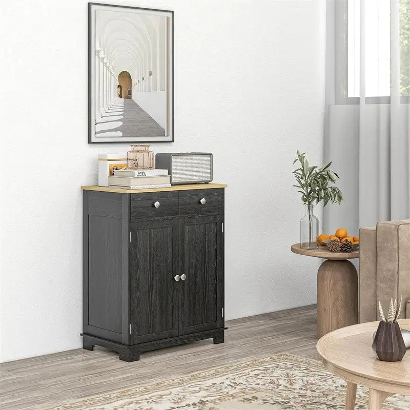 Sideboard-Buffetschrank - Küchen-Aufbewahrungsschrank - 15.75T x 26.75B x 33.5H