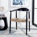 SAFAVIEH Anastasia Rattan Peel Accent Chair - 24.8 W x 18.9 L x 30.7 H - 25Wx19Dx31H