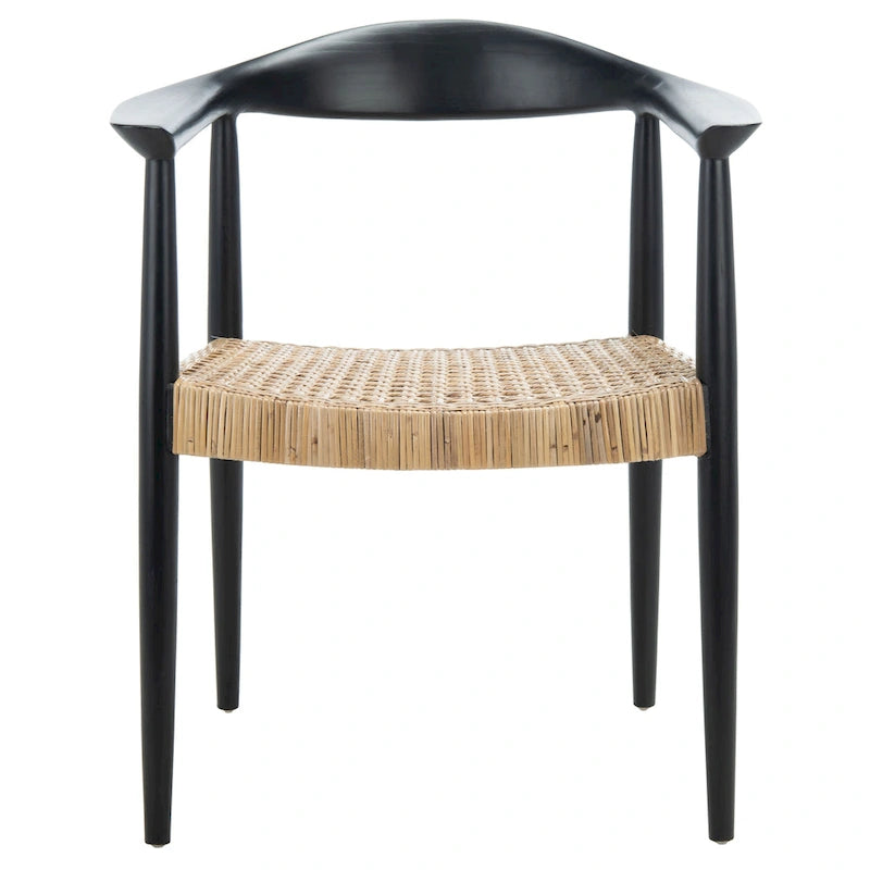 Mid-Century Rattan Peel Accent Chair - 25W x 19D x 31H