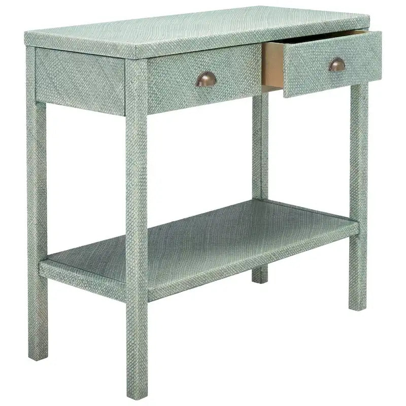2-Drawer 1-Shelf Console Table - 31W x 14D x 30H