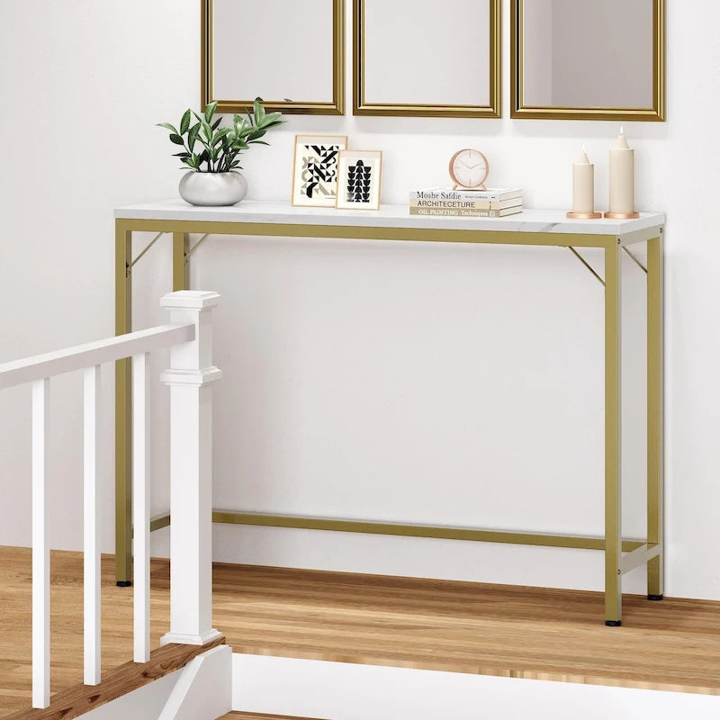 Narrow Console Table 9.1D x 39.4W x 31.1H