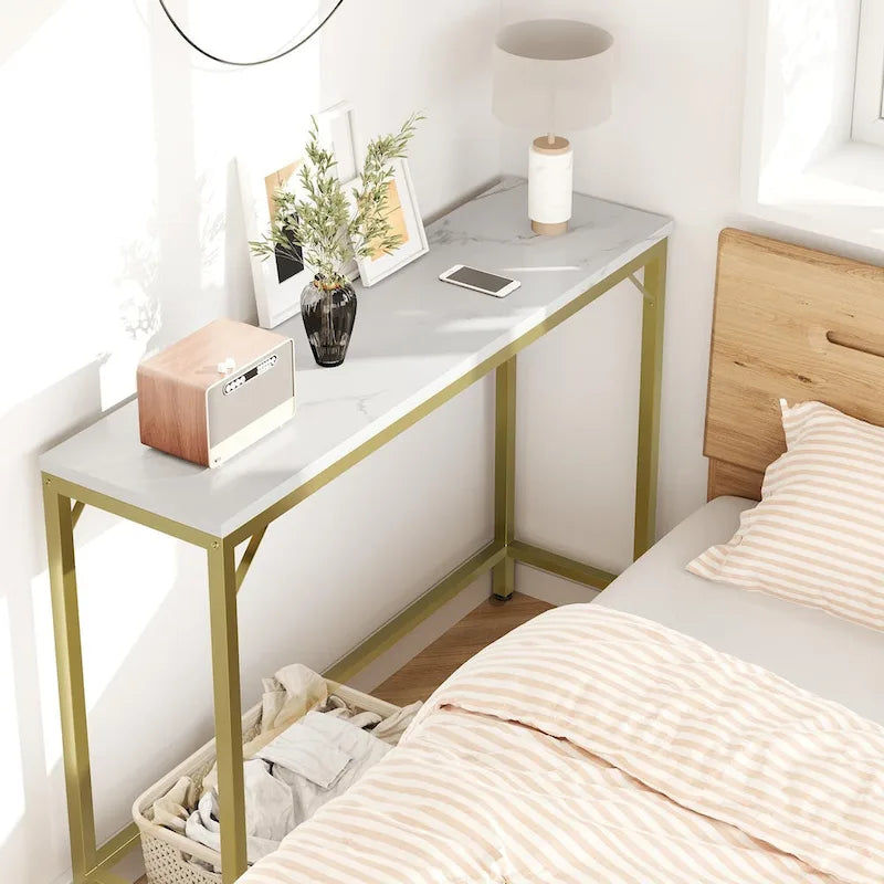 Narrow Console Table 9.1D x 39.4W x 31.1H