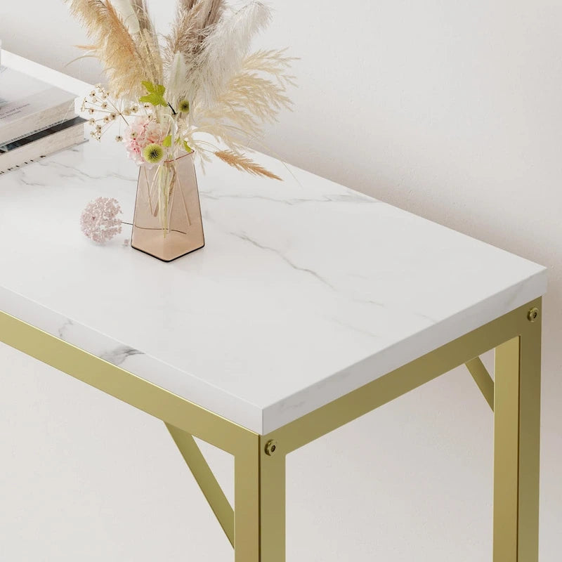Narrow Console Table 9.1D x 39.4W x 31.1H