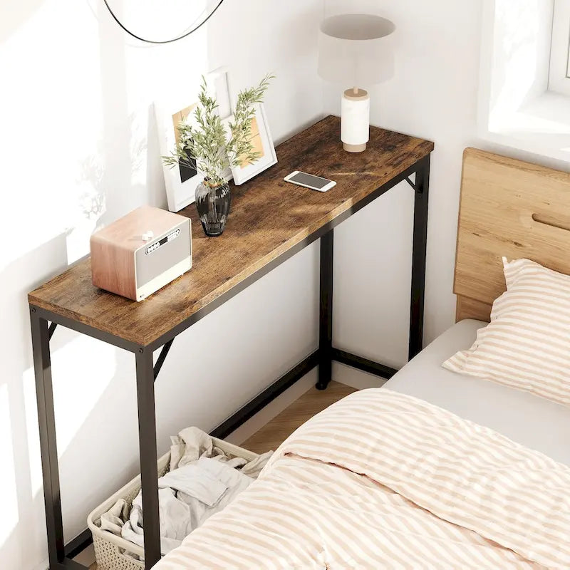Narrow Console Table 9.1D x 39.4W x 31.1H