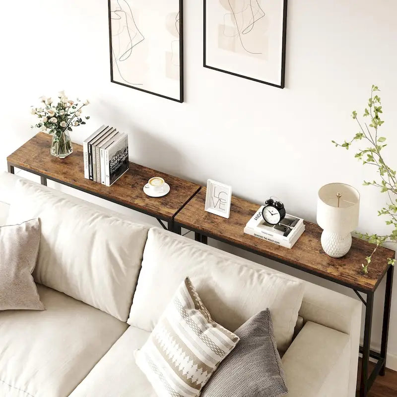 Narrow Console Table 9.1D x 39.4W x 31.1H