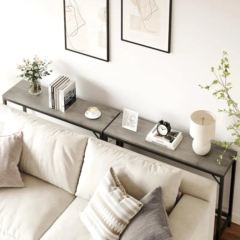Narrow Console Table 9.1D x 39.4W x 31.1H