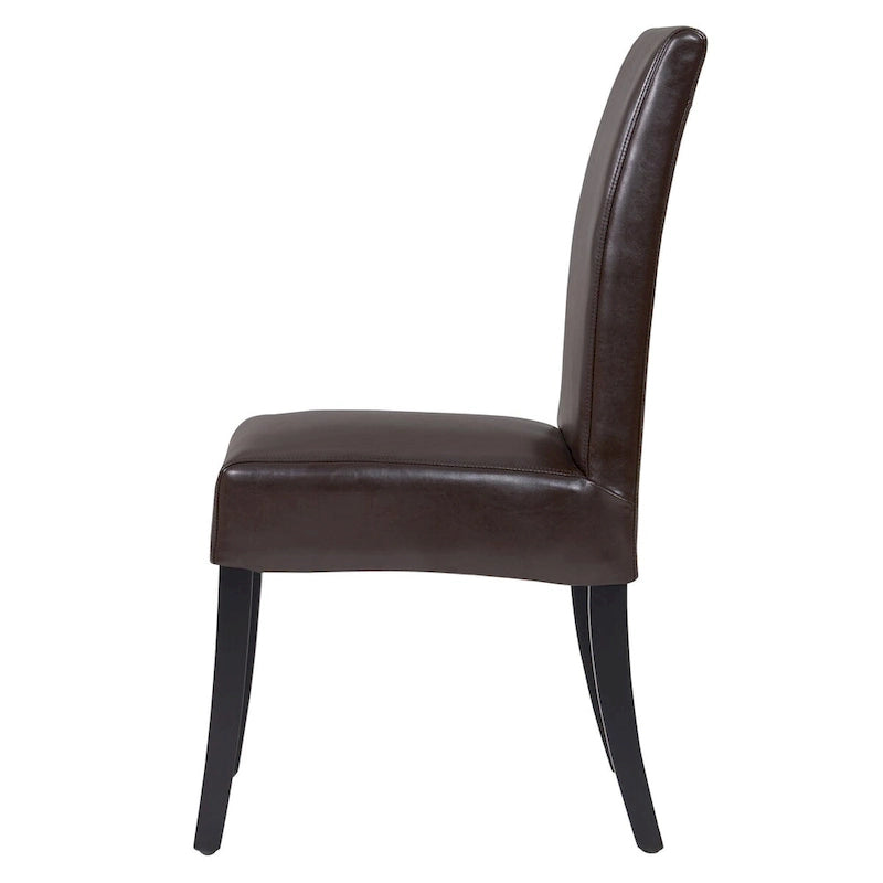 Leather Dining Side Chair, Set of 2