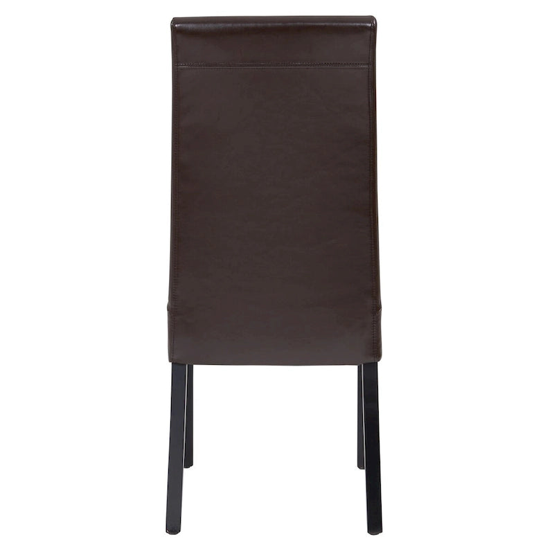 Leather Dining Side Chair, Set of 2