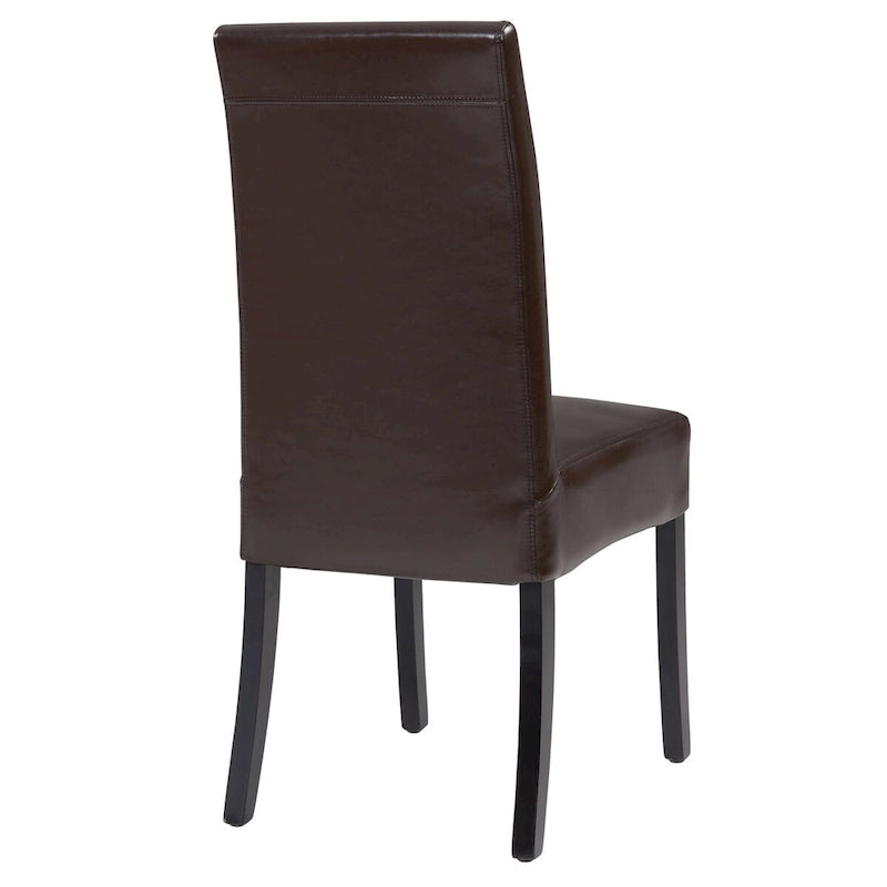Leather Dining Side Chair, Set of 2