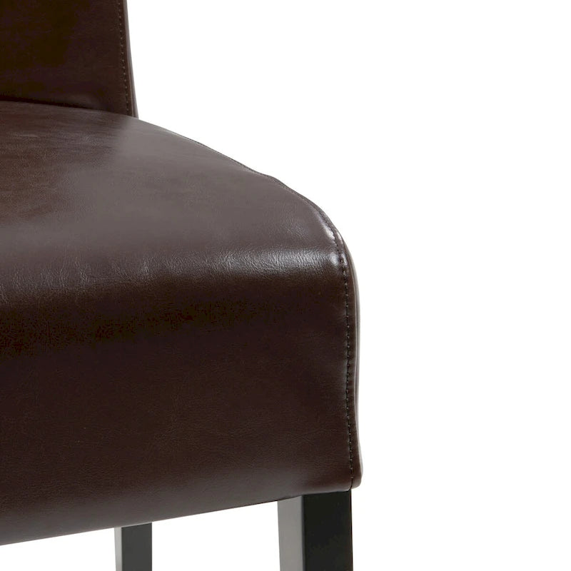 Leather Dining Side Chair, Set of 2