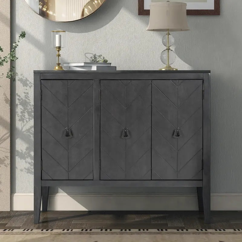 37 Vintage-Küchen-Akzent-Buffet-Sideboard-Schrank