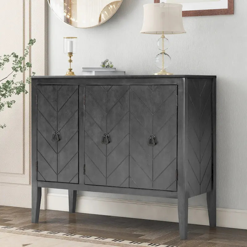 37 Vintage-Küchen-Akzent-Buffet-Sideboard-Schrank