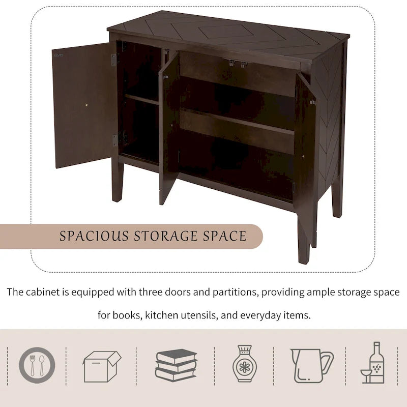 37 Vintage-Küchen-Akzent-Buffet-Sideboard-Schrank