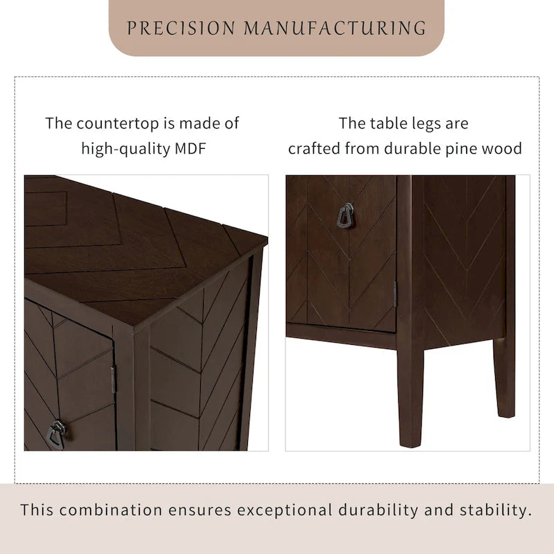 37 Vintage-Küchen-Akzent-Buffet-Sideboard-Schrank
