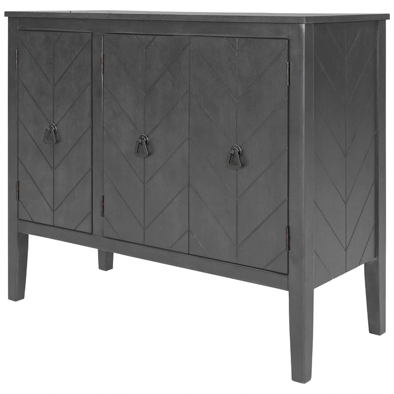 37 Vintage-Küchen-Akzent-Buffet-Sideboard-Schrank