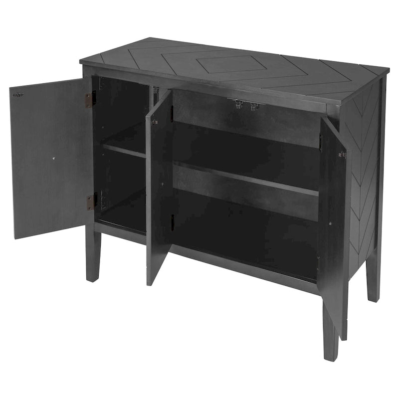 37 Vintage-Küchen-Akzent-Buffet-Sideboard-Schrank