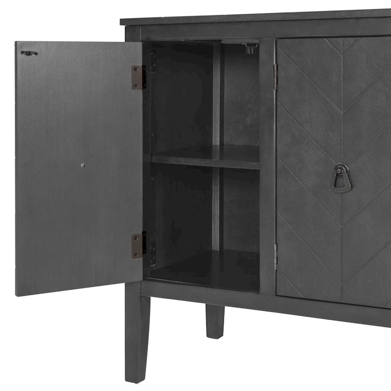 37 Vintage-Küchen-Akzent-Buffet-Sideboard-Schrank